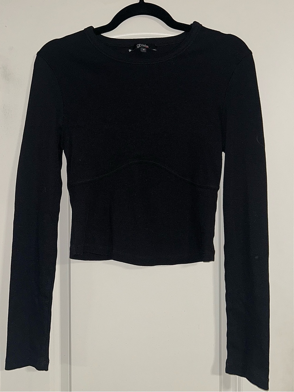 Slightly Cropped Long Sleeve Top
